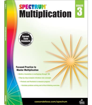 Multiplication Workbook, Grade 3: Volume 5