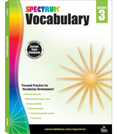 Spectrum Vocabulary, Grade 3: Volume 85