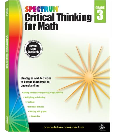 Spectrum Critical Thinking for Math, Grade 3: Volume 16