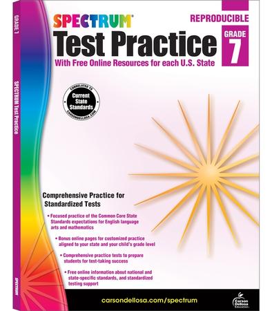 Spectrum Test Practice, Grade 7: Volume 84