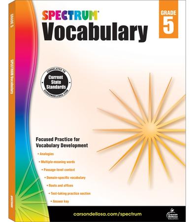 Spectrum Vocabulary, Grade 5: Volume 87