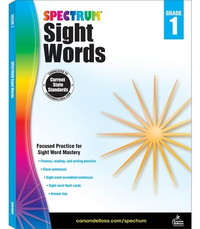 Spectrum Sight Words, Grade 1: Volume 69