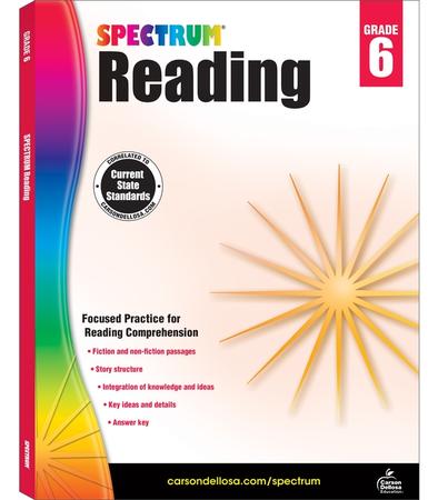 Spectrum Reading Workbook, Grade 6: Volume 60