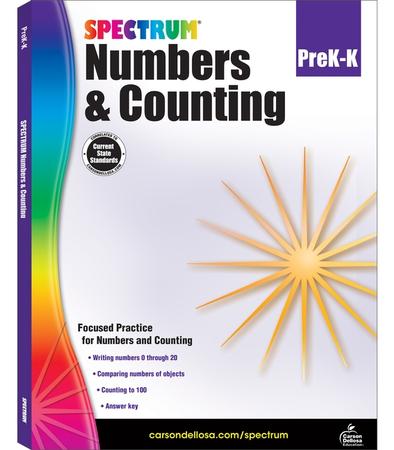 Numbers & Counting, Grades Pk - K: Volume 7