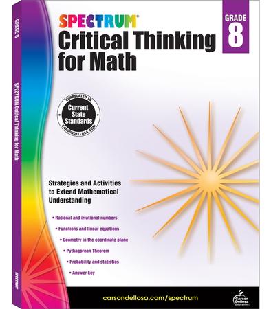 Spectrum Critical Thinking for Math, Grade 8: Volume 21