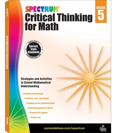 Spectrum Critical Thinking for Math, Grade 5: Volume 18