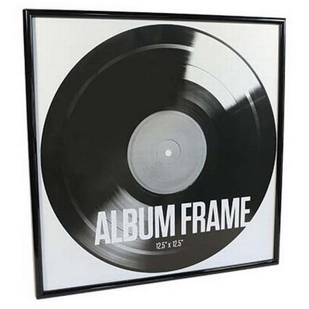 RECORD ALBUM FRAME BLACK