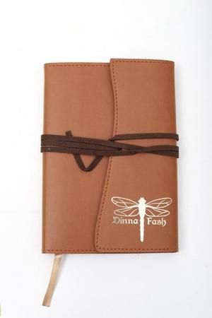 Pu Wrapped Journal Dragonfly