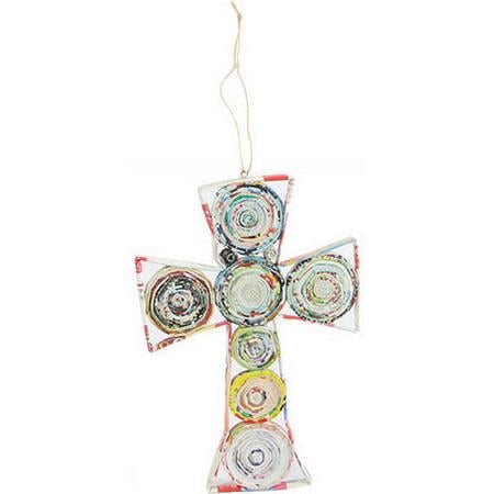 Paper Cross Ornament