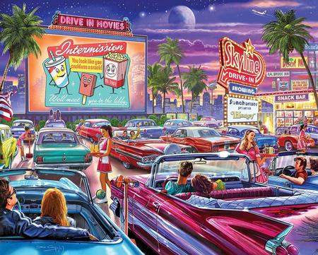 DRIVE IN MOVIES 1000 PC PUZZLE