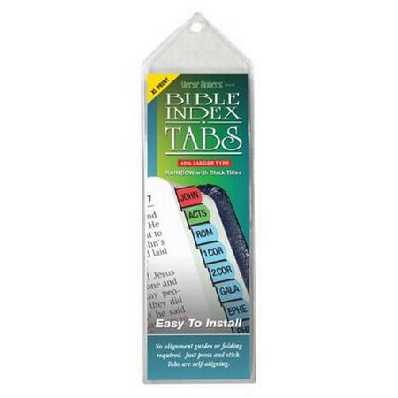 Verse Finders XL Print Rainbow Bible Tabs