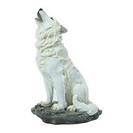 White Wolf Figurine (Howling)