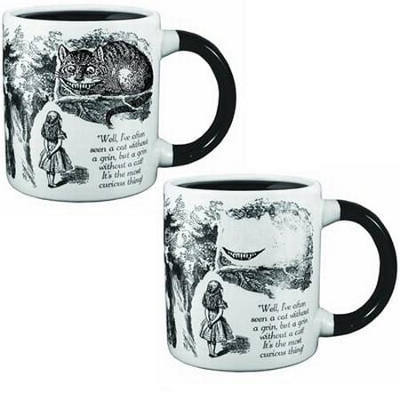 Disappearing Cheshire Cat Mug