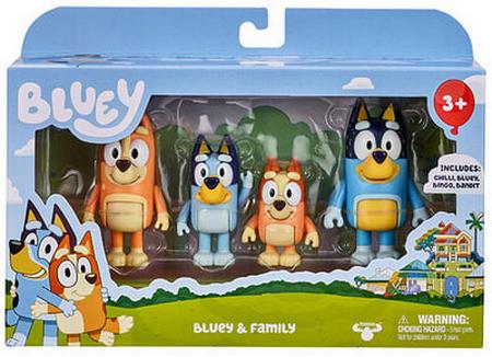 Bluey 4 Pack Figure Ast 13051