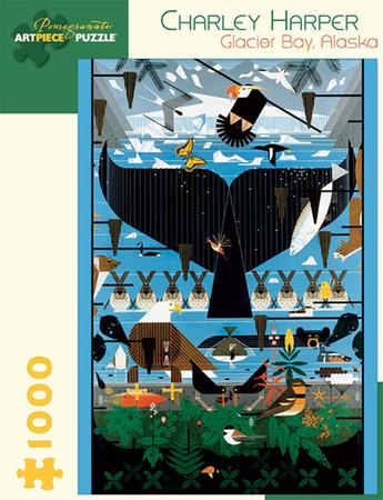 Charley Harper - Glacier Bay, Alaska 1000 pc Puzzle
