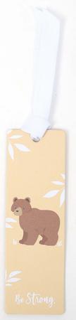 Paper Bookmarks Yellow Bear