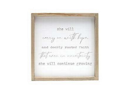 She Will Carry On 10X10
