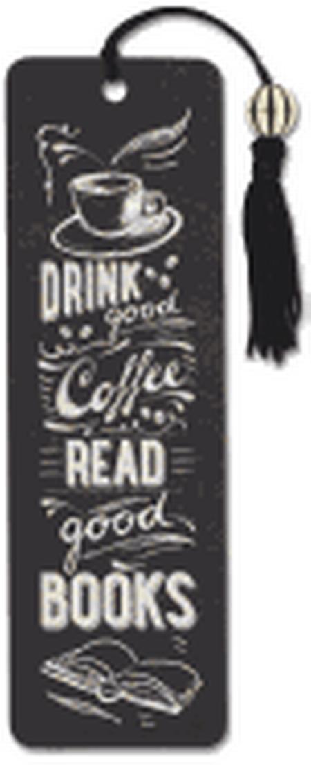 Bkmk-coffee + Bks Beaded Bookm