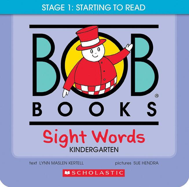 Bob Books - Sight Words Kindergarten Box Set Phonics, Ages 4 And Up, Kindergarten, Flashcards (Stage 2 : Emerging Reader)