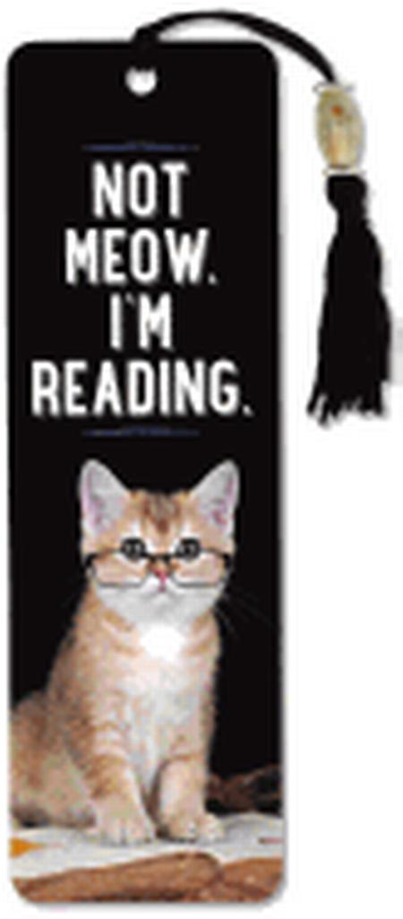 Bkmk-not Meow Im Reading Beade