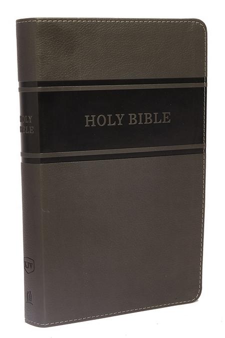 Bi-kjv Deluxe Gift/gray Bible