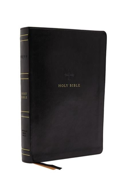 Bi-nrsv Catholic Lp Black Lthr