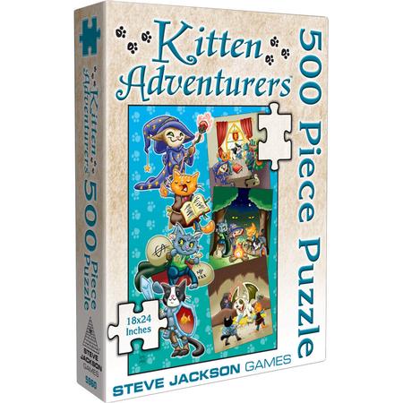 KITTEN ADVENTURERS 500PC PUZZL