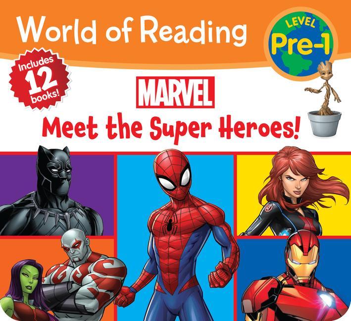 World Of Reading Marvel : Meet The Super Heroes!- Pre- Level 1 Boxed Set