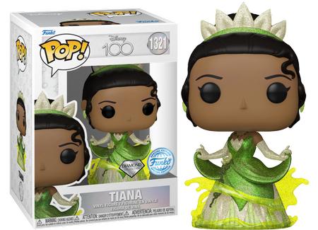 Tiana Diamond Glitter Pop! Vinyl - Disney 100 (Books-A-Million Exclusive)