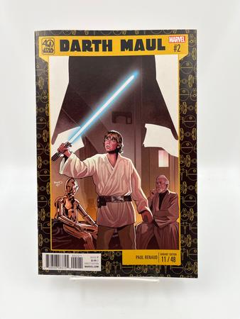 Marvel Comics Star Wars Darth Maul 2 40th Anniversary Paul Renaud Variant Cover Key Title 1st App Cad Bane