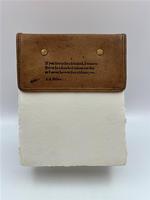 AA MILNE LEATHER WRITING PAD