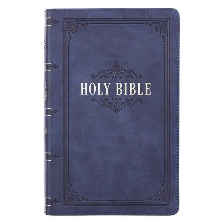BI-KJV GIANT PRINT NAVY