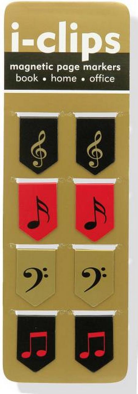 Music I-Clips Magnetic Page Markers