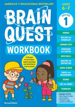 Brain Quest Workbook: 1st Grade Revised Edition (Revised)