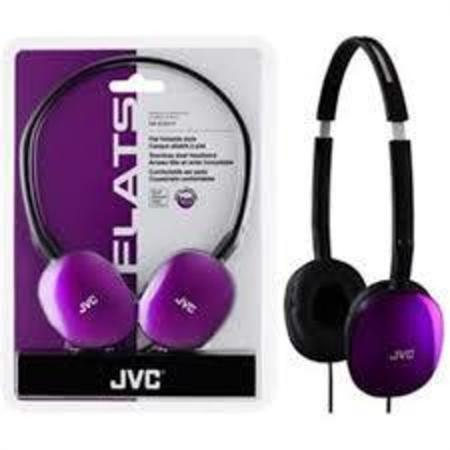 JVC HAS160V FLATS LIGHTWEIGHT FOLDING HEADPHONE VI
