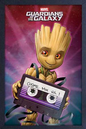 GUARDIANS OF THE GALAXY BABY GROOT FRAMED PRINT
