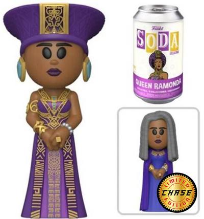 Black Panther Wakanda Forever Queen Ramonda With Chance Of Chase Soda Pop! Vinyl
