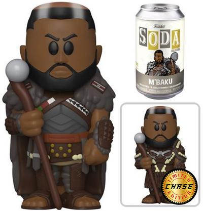 Black Panther Wakanda Forever Mbaku With Chance Of Chase Soda Pop! Vinyl