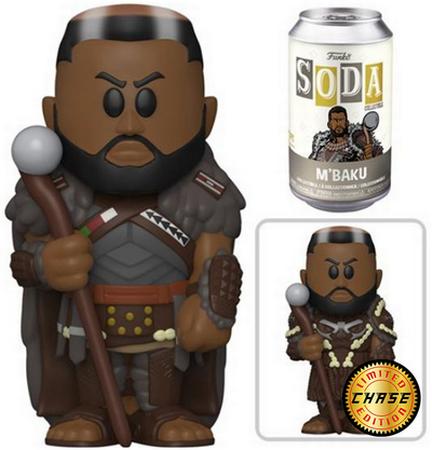 Black Panther Wakanda Forever Mbaku with Chance of Chase Soda Pop! Vinyl