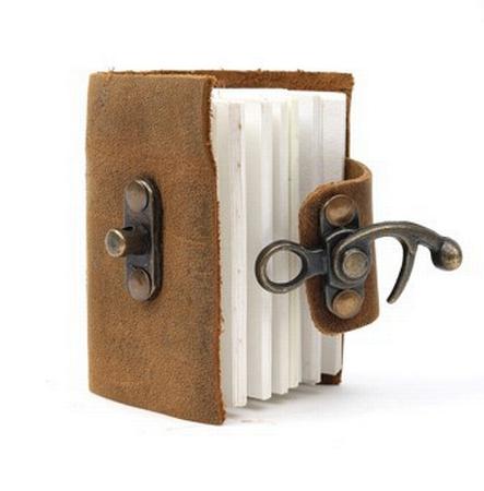 Dark Brown Mini Leather Journal