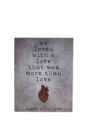 We Loved With A Love Wall Decor