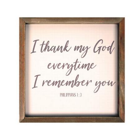 Philippians 1-3 10X10 Wood Framed