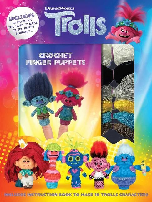 Dreamworks Trolls : Crochet Finger Puppets