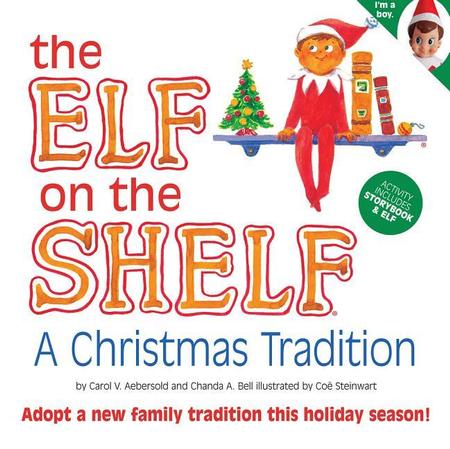 Elf on the Shelf: A Christmas Tradition [With Book] (Light Skin Boy)