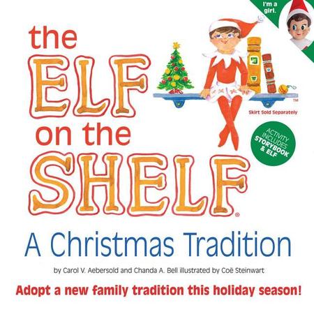 Elf on the Shelf: A Christmas Tradition [With Book] (Light Skin Girl)